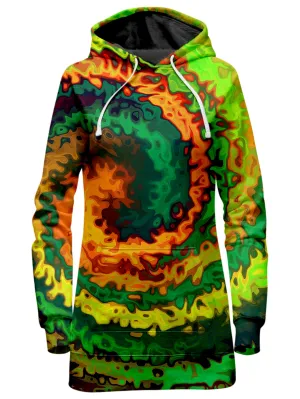 Abstract Rotation Hoodie Dress