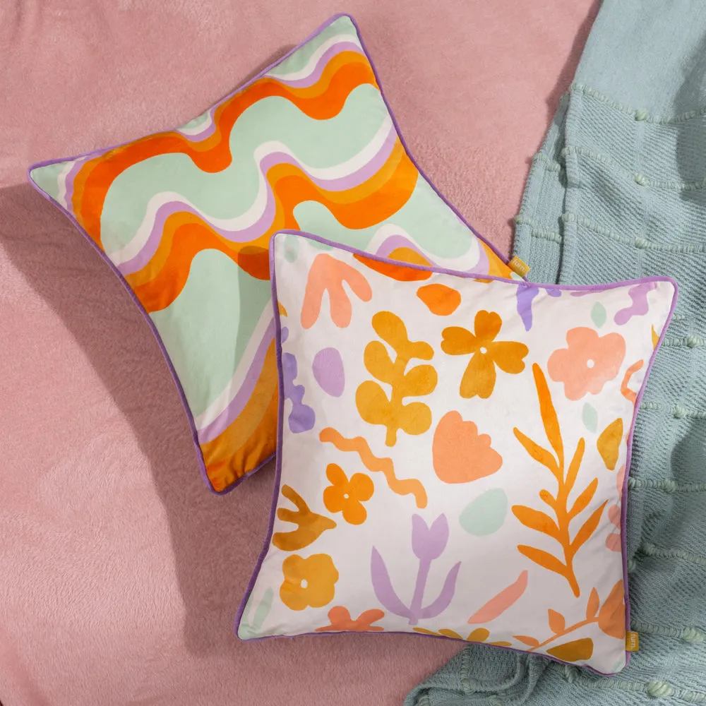 Amelie Doodles Cushion Multicolour