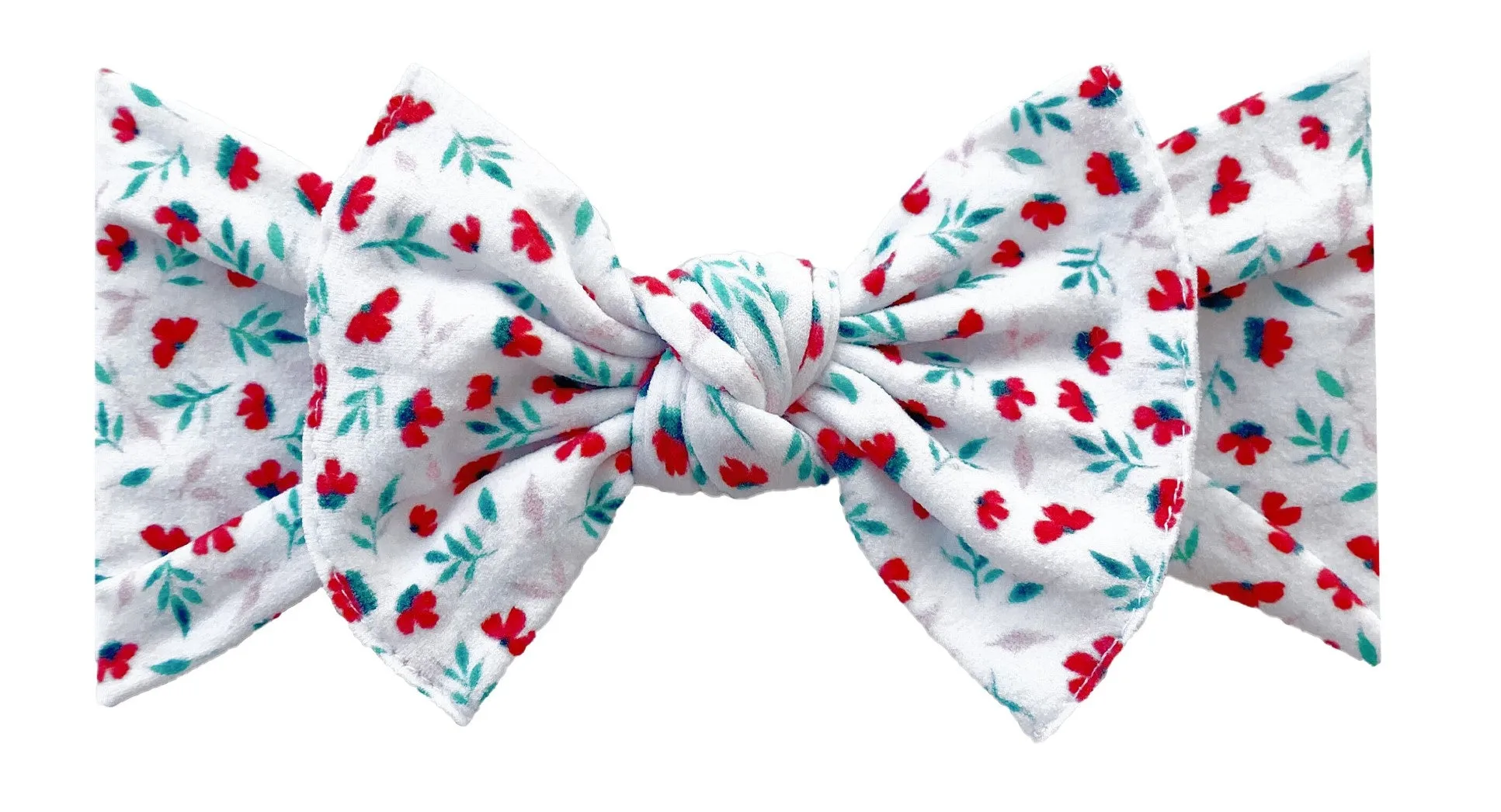 Baby Bling Carnation Printed Knot Headband