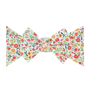 Baby Bling Clementine Printed Knot Headband