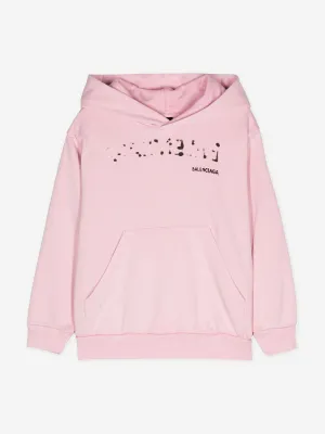 Balenciaga Kids Classic Hoodie in Pink