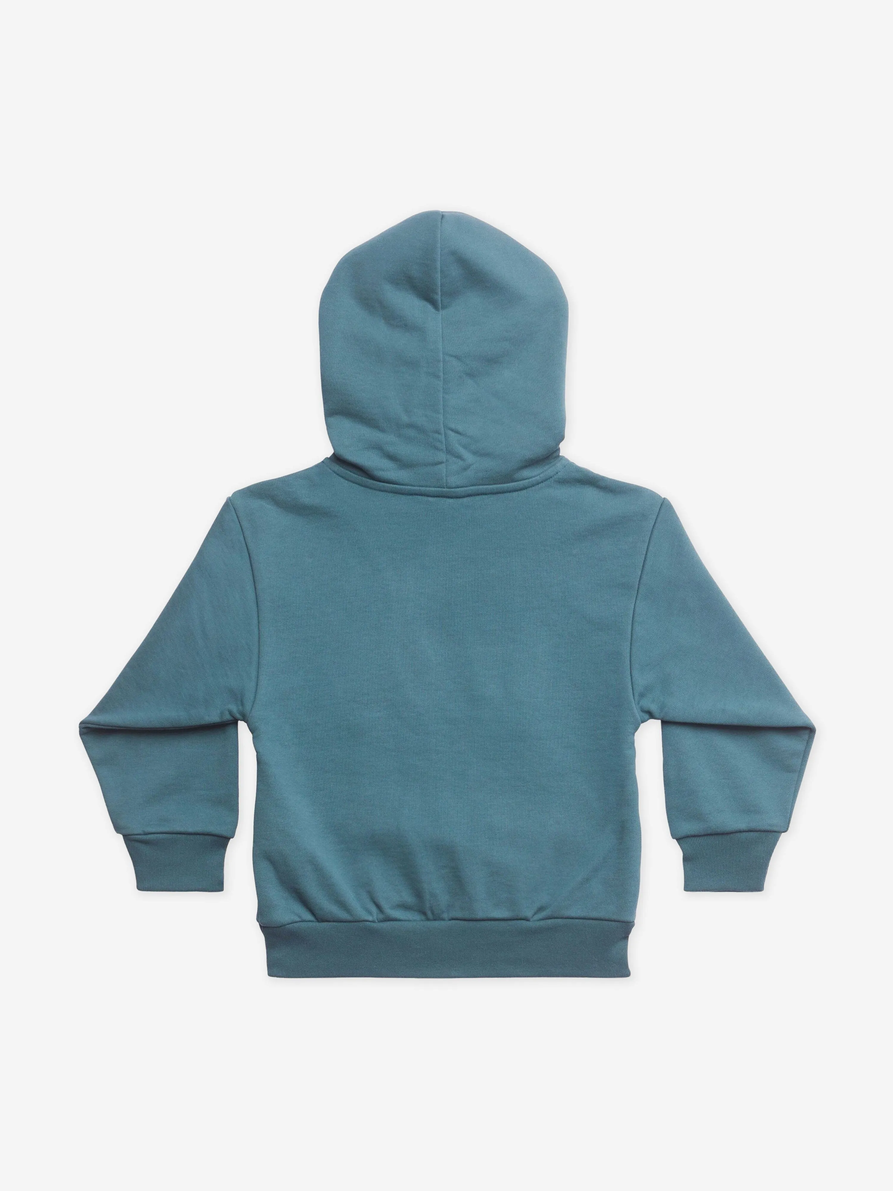 Balenciaga Kids Logo Hoodie in Teal