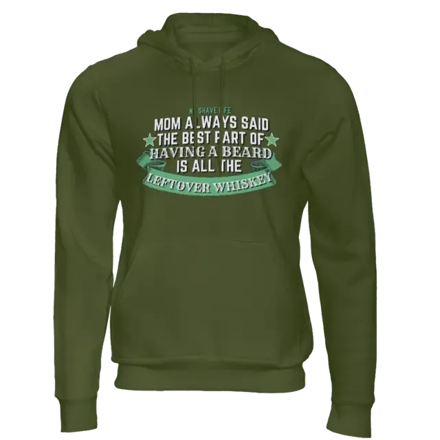 Best Part of Having Beard Military Green Men's Hoodie