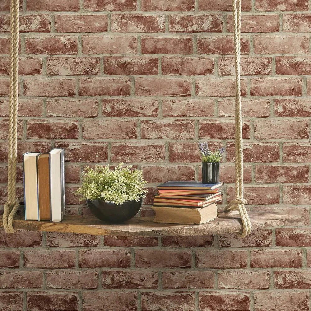 Brick Peel and Stick Wallpaper