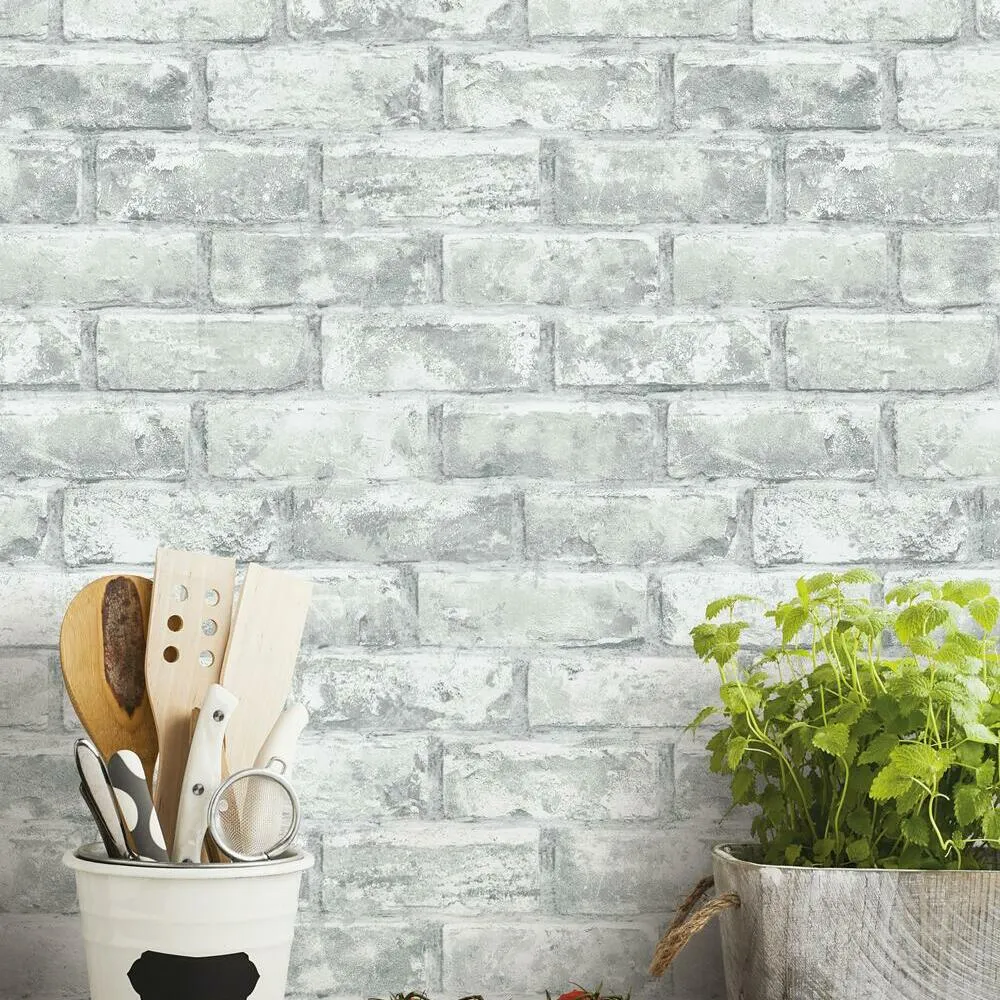 Brick Peel and Stick Wallpaper