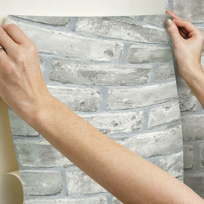 Brick Peel and Stick Wallpaper