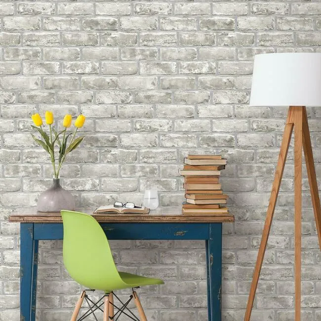 Brick Peel and Stick Wallpaper