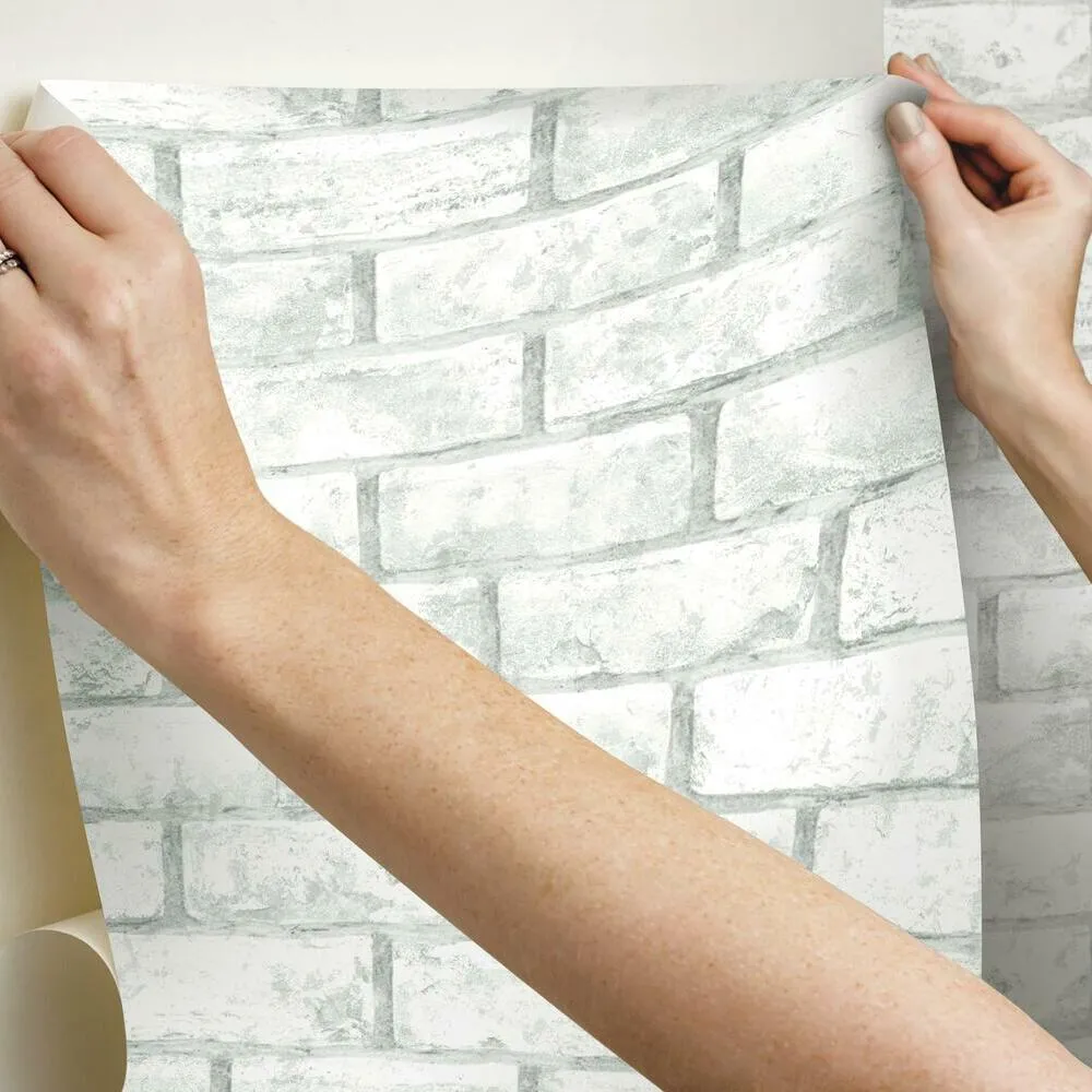 Brick Peel and Stick Wallpaper