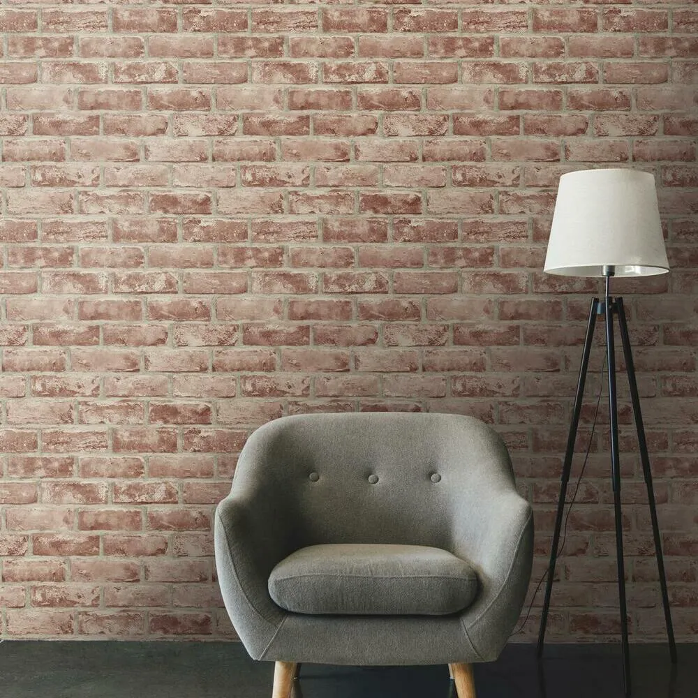 Brick Peel and Stick Wallpaper