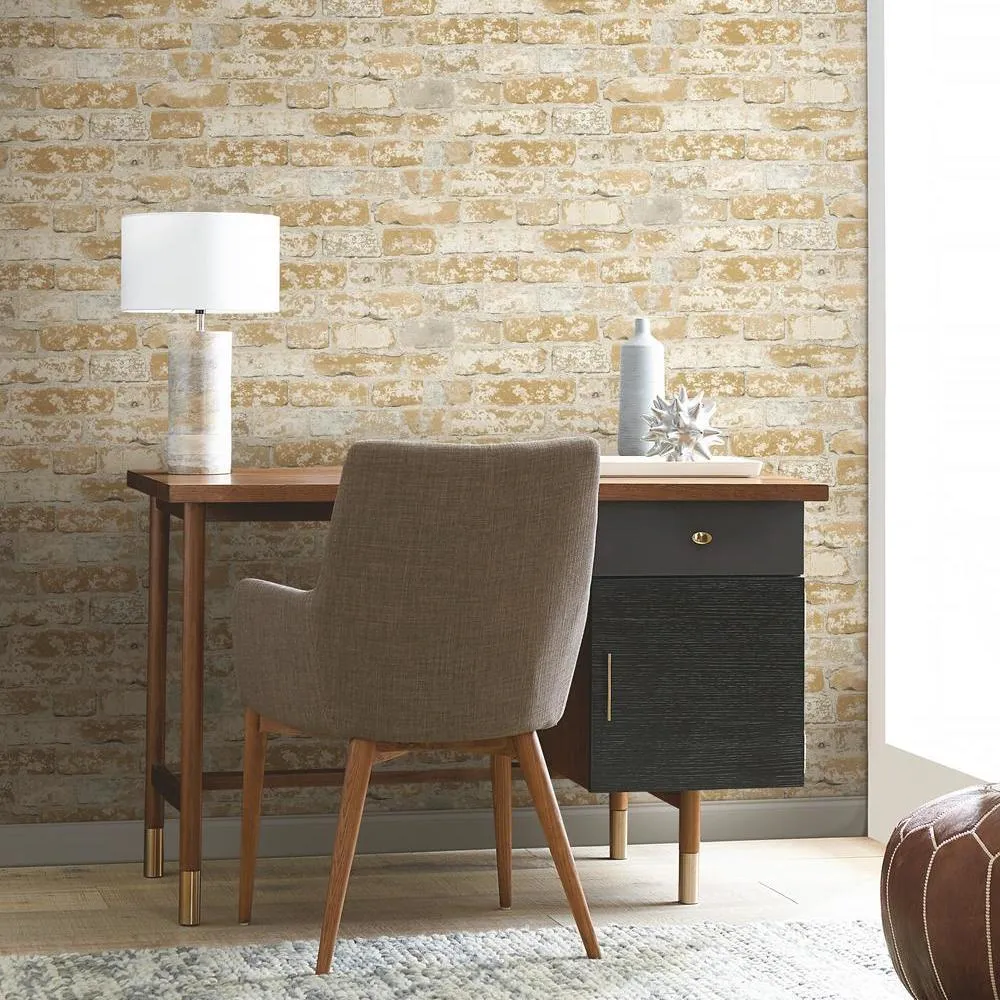 Brick Peel and Stick Wallpaper