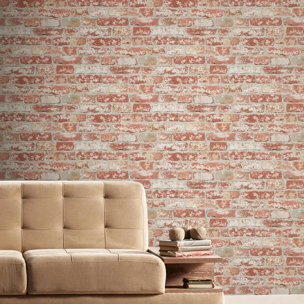 Brick Peel and Stick Wallpaper