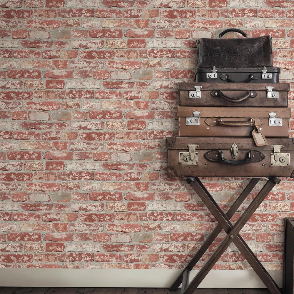 Brick Peel and Stick Wallpaper