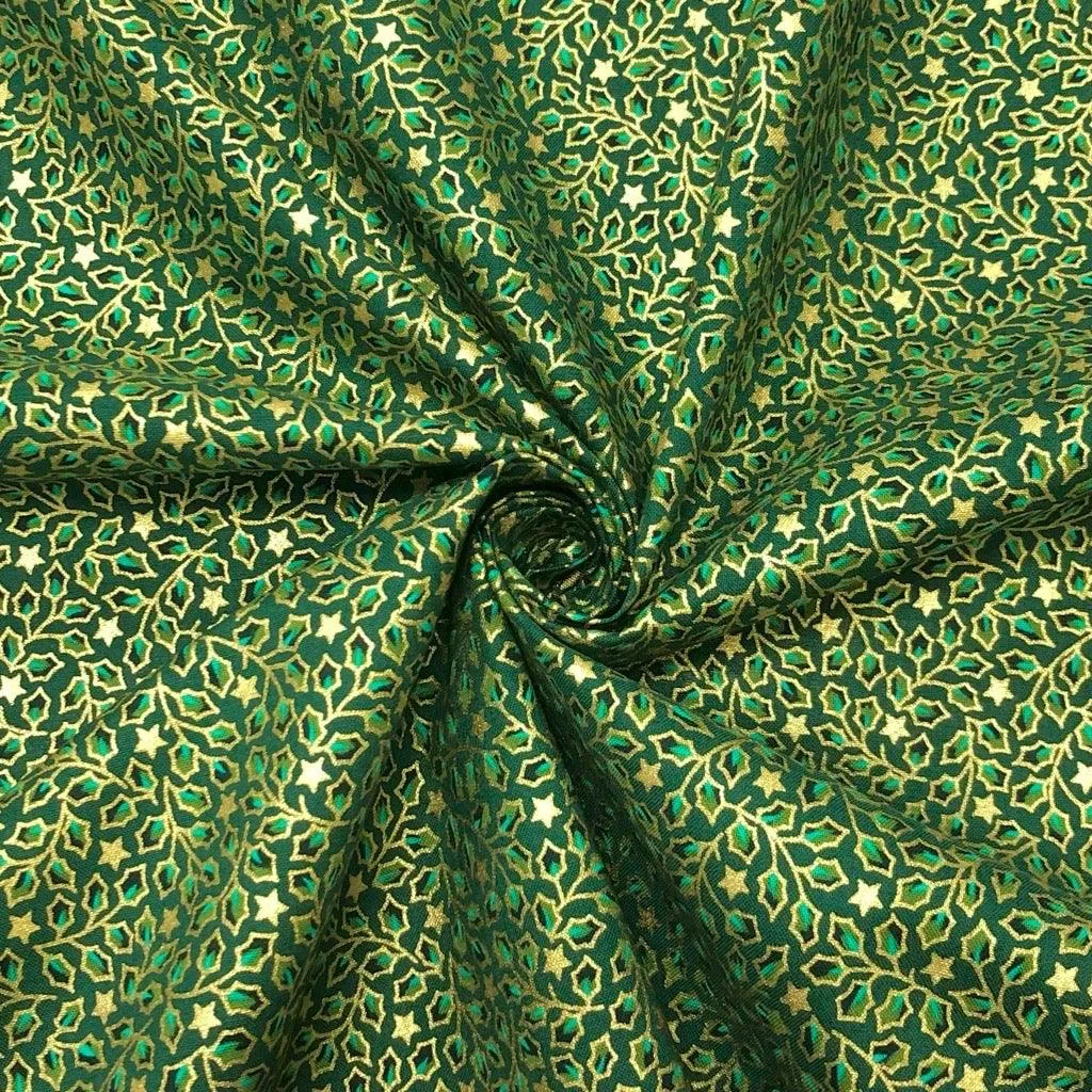 Christmas Holly Cotton Fabric