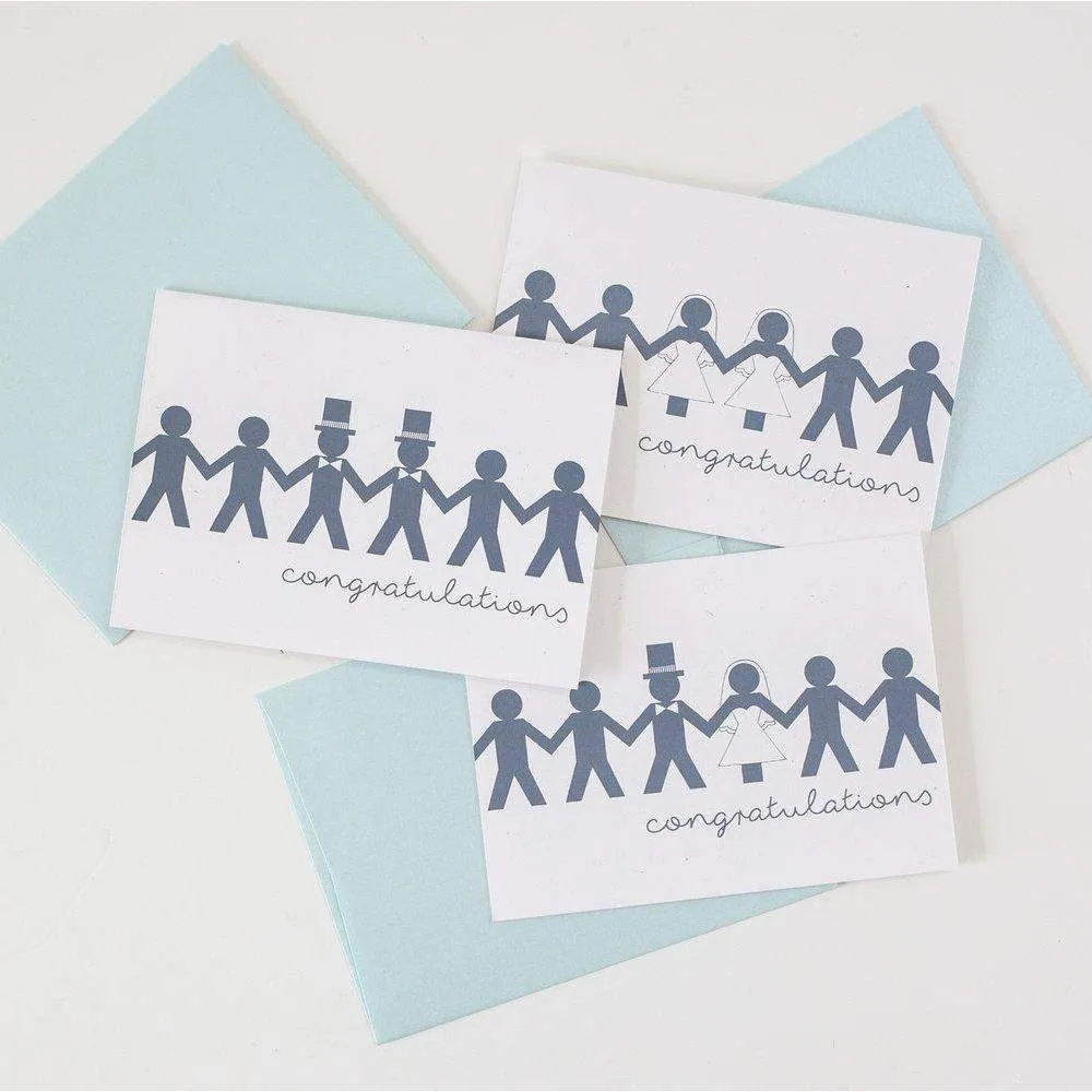 congratulations wedding, cute wedding card