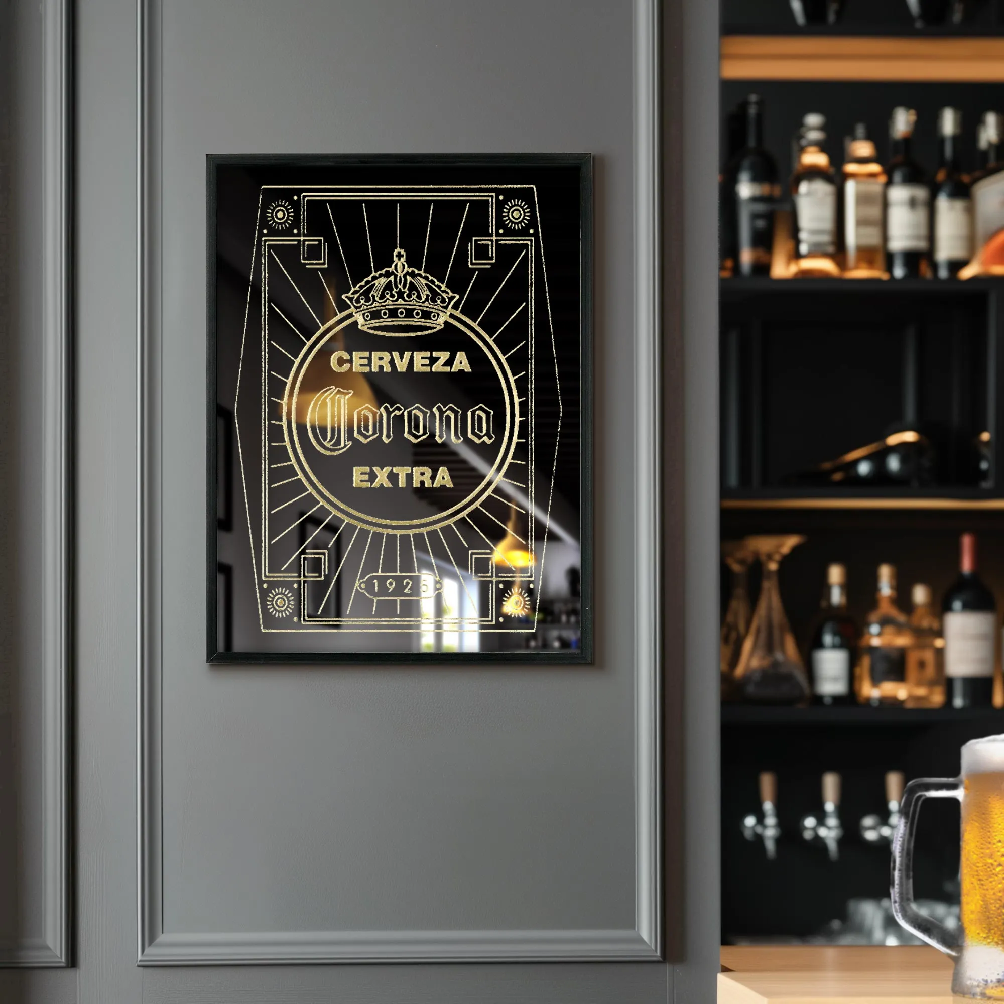 Corona Extra Printed Bar Sign