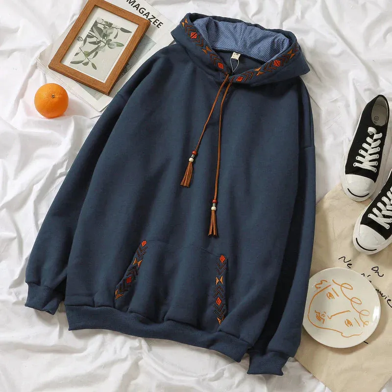 Dakota Oversized Embroidered Hoodie