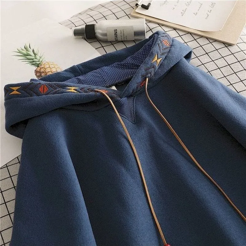 Dakota Oversized Embroidered Hoodie