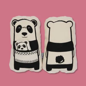 Eco-friendly Panda Soft Toy - Natural Canvas