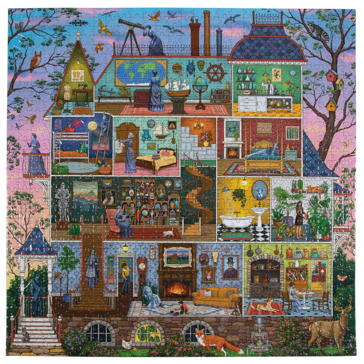 eeBoo 1000 Piece Puzzle Alchemist's Home