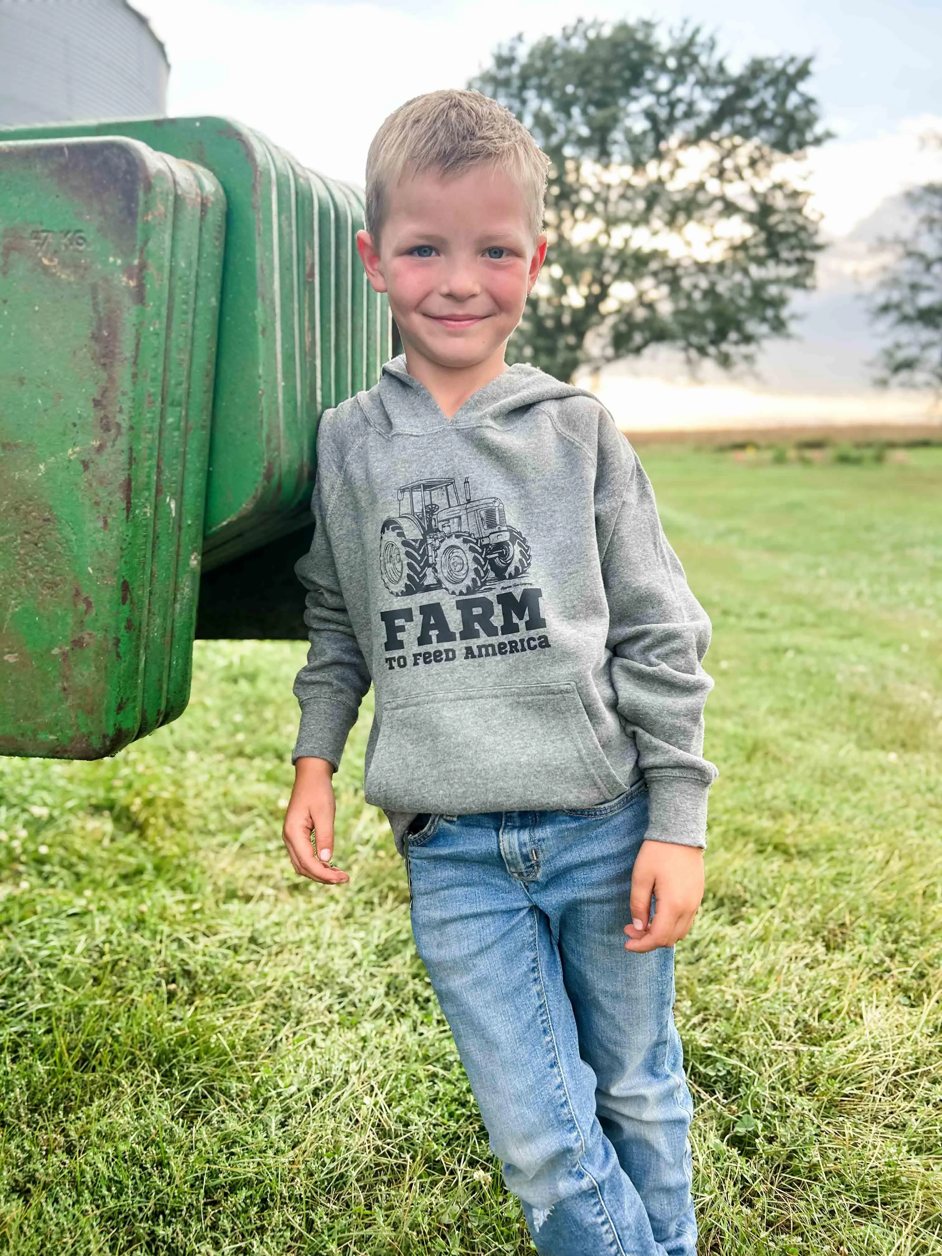 Farm to Feed America Toddler/Youth Hoodie