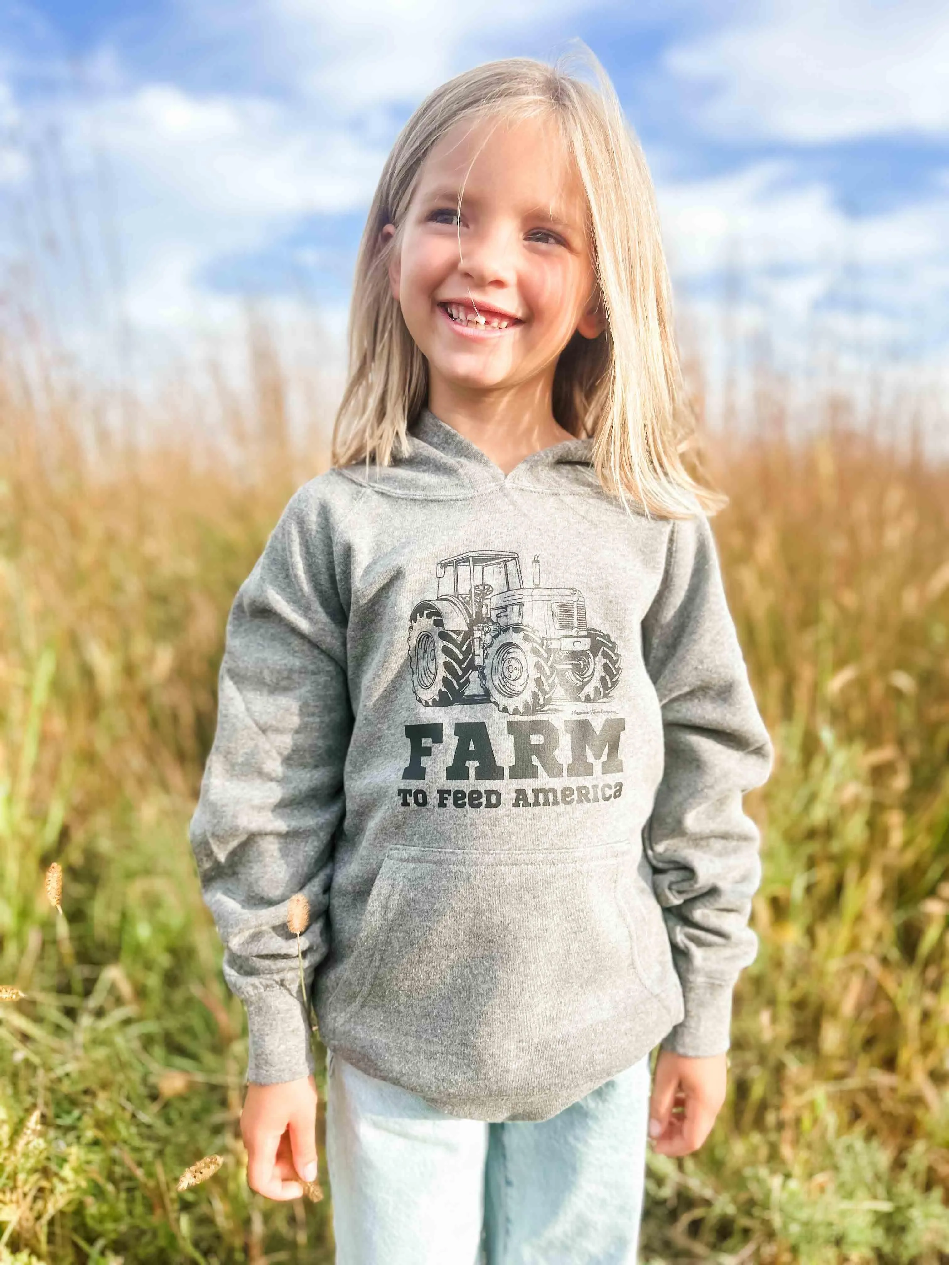 Farm to Feed America Toddler/Youth Hoodie