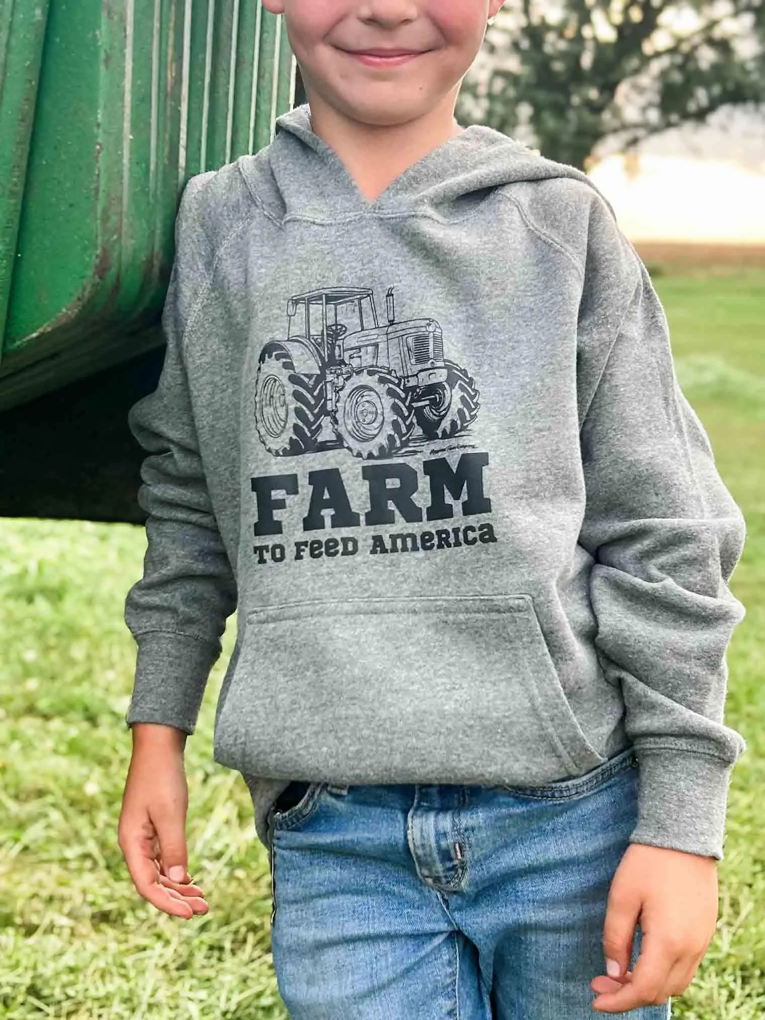 Farm to Feed America Toddler/Youth Hoodie