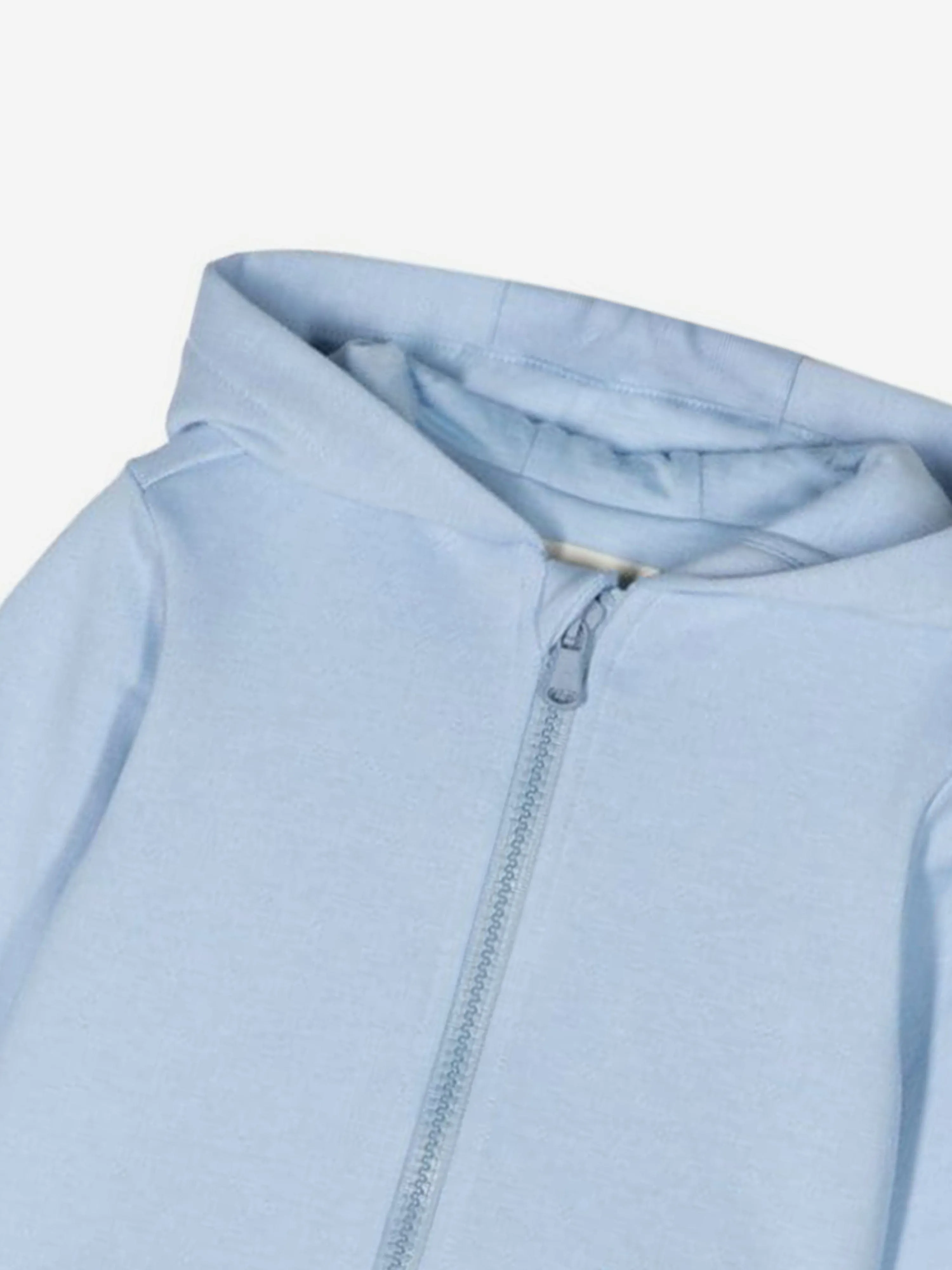 Fendi Baby Boys FF Logo Zip Up Top in Blue