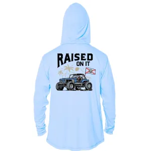 Florida Offroad Beach | Ocean Blue | Unisex Long Sleeve Performance Hoodie