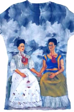 Frida Kahlo Las Dos Fridas Printed T-Shirt