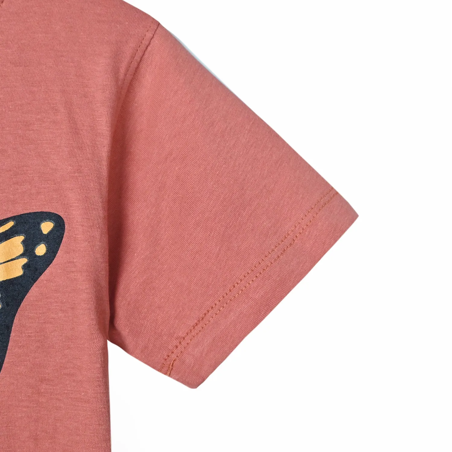 Girls Butterfly Printed Soft Cotton Girls T-Shirt