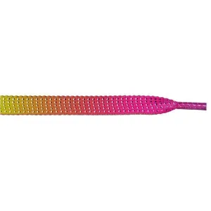 Glitter 3/8" Flat Laces - Colorful Gradient (1 Pair Pack) Shoelaces