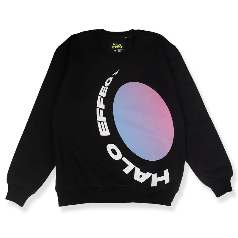 Gradient Arc Crewneck Sweatshirt by Halo Effect