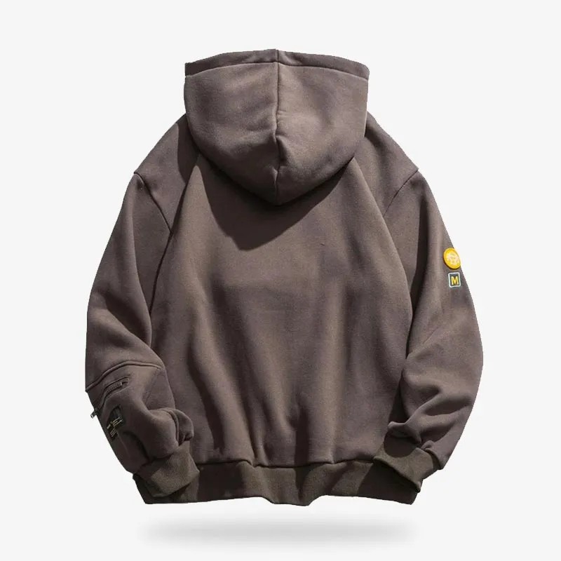 Grey Japanese Hoodie