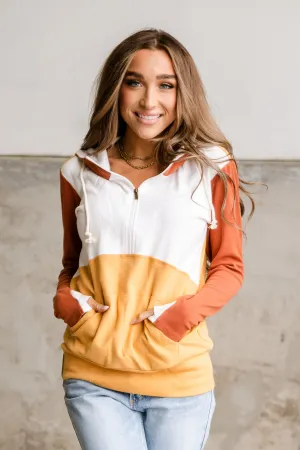 HalfZip Sweatshirt (Sunny Orange)