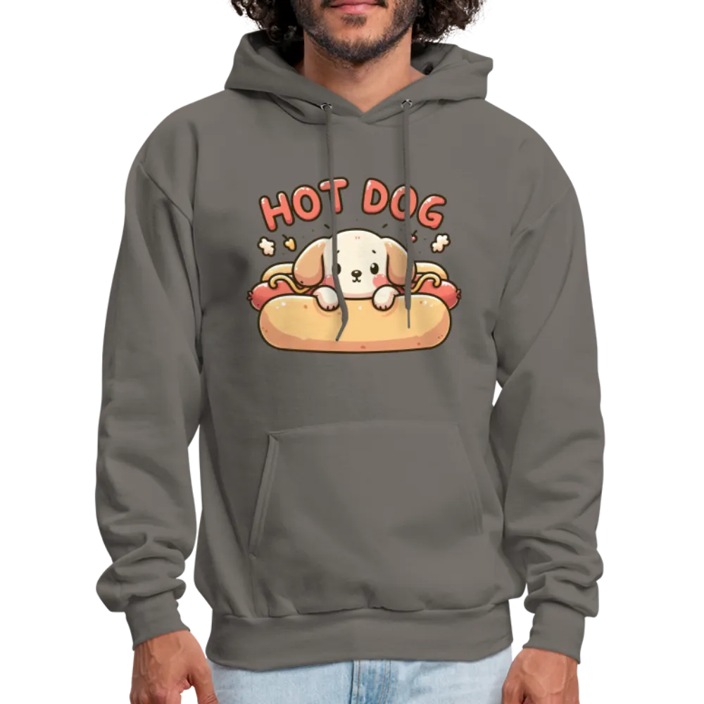 Hot Dog Hoodie with Cute Puppy inside Hot Dog Bun