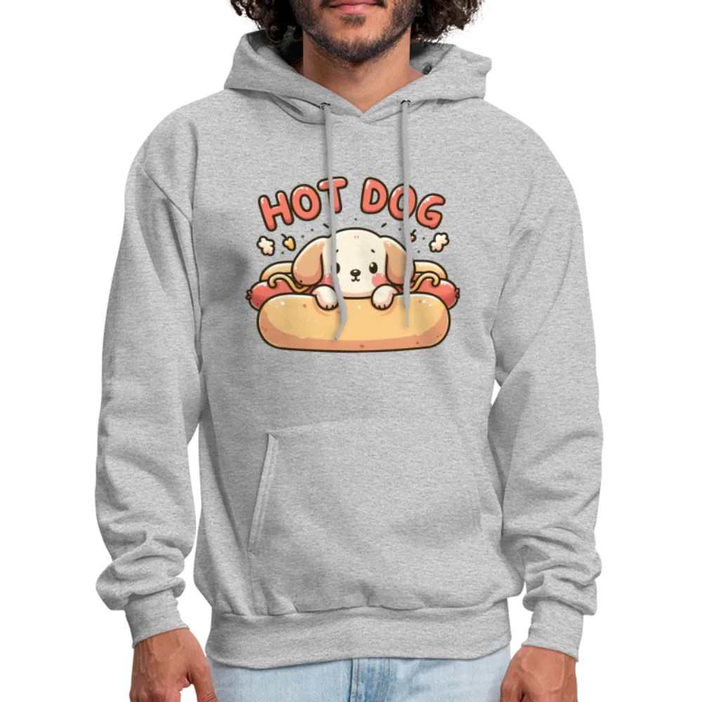 Hot Dog Hoodie with Cute Puppy inside Hot Dog Bun