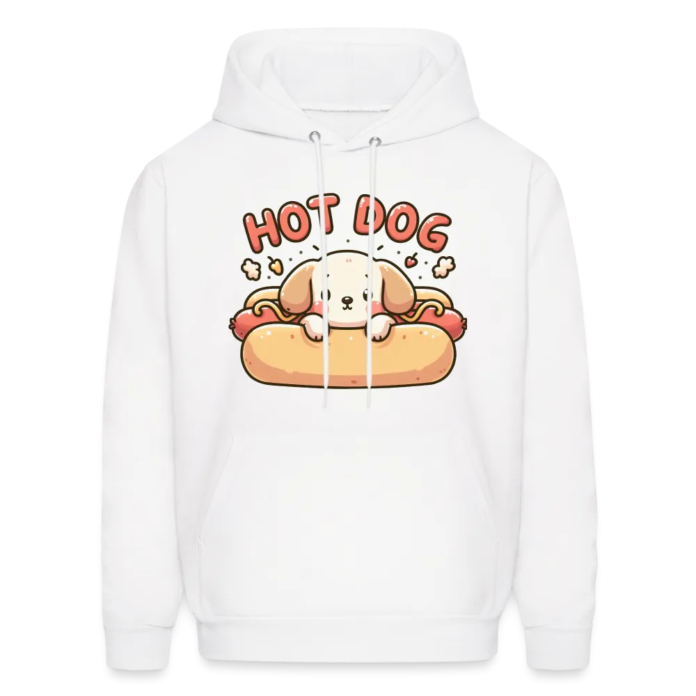 Hot Dog Hoodie with Cute Puppy inside Hot Dog Bun