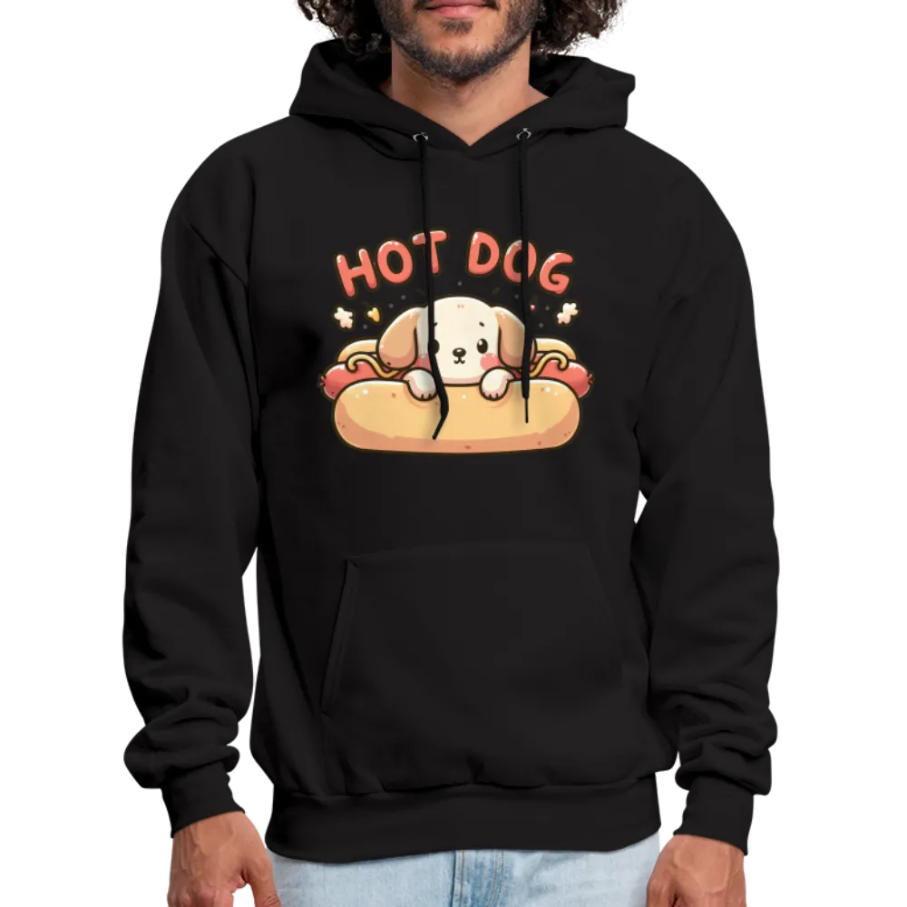 Hot Dog Hoodie with Cute Puppy inside Hot Dog Bun