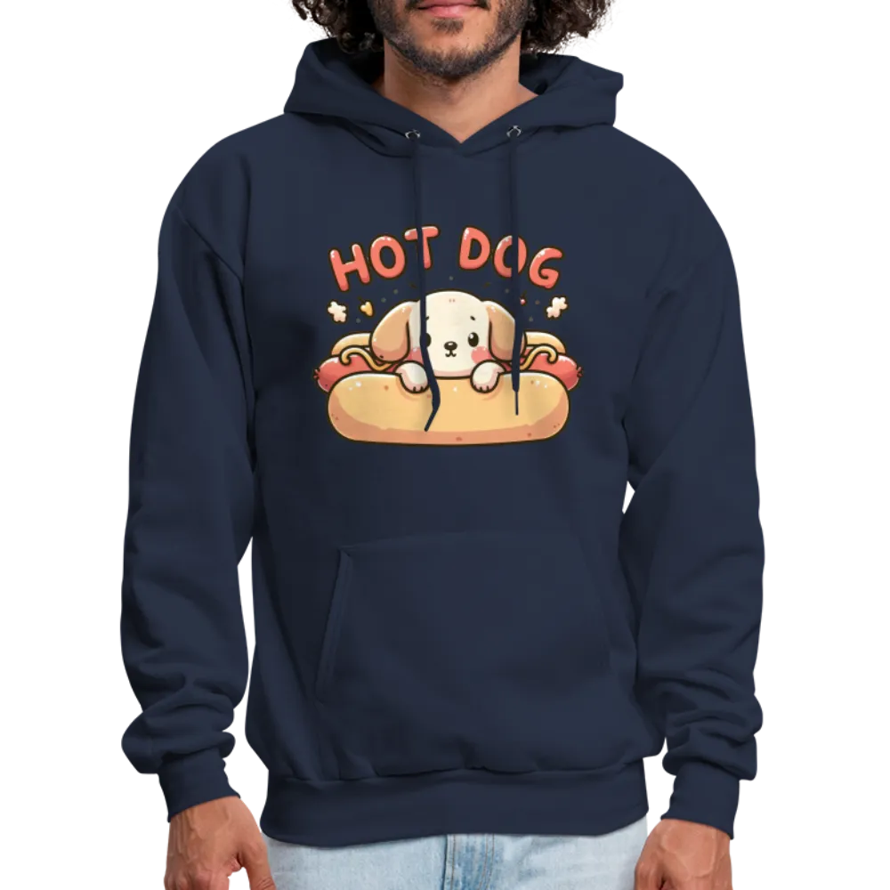 Hot Dog Hoodie with Cute Puppy inside Hot Dog Bun