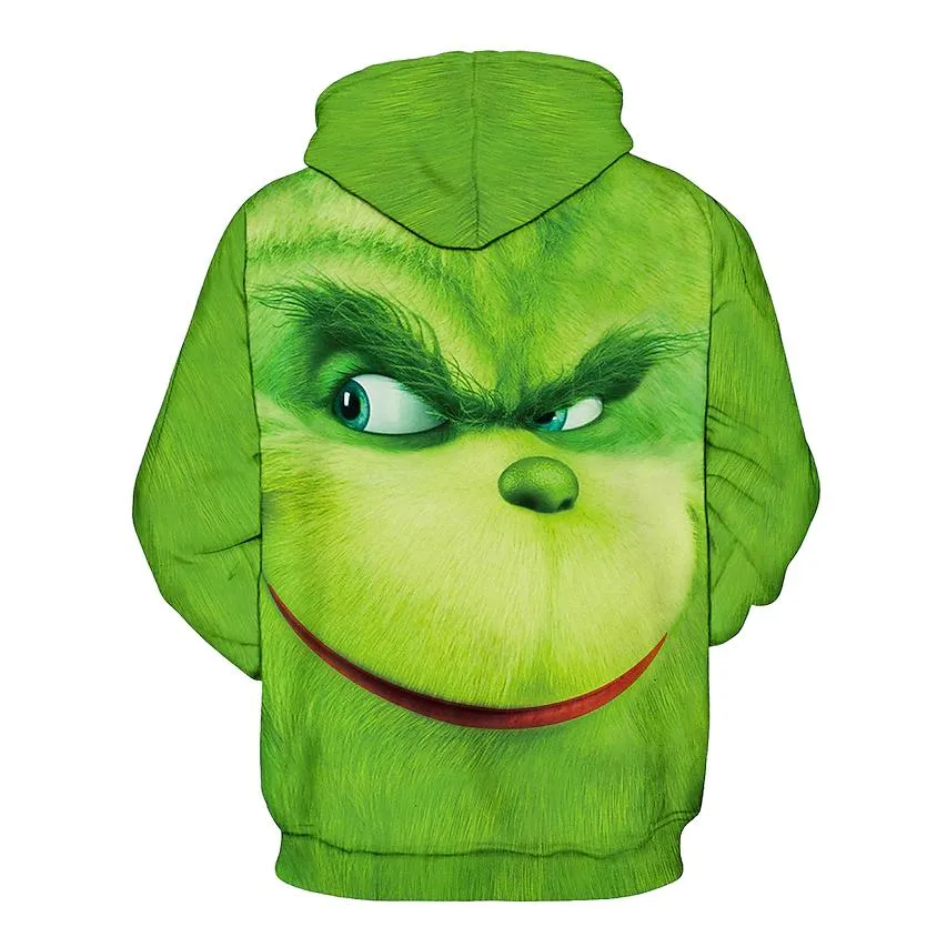 Men's Pullover Hoodie Sweatshirt Cartoon Print 3D