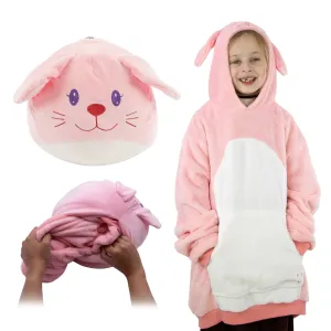 Mochi Bunny Kids Snugible | Blanket Hoodie & Pillow