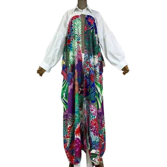 Pre Order: Trendy Long Sleeve Printed Cardigan - WINI