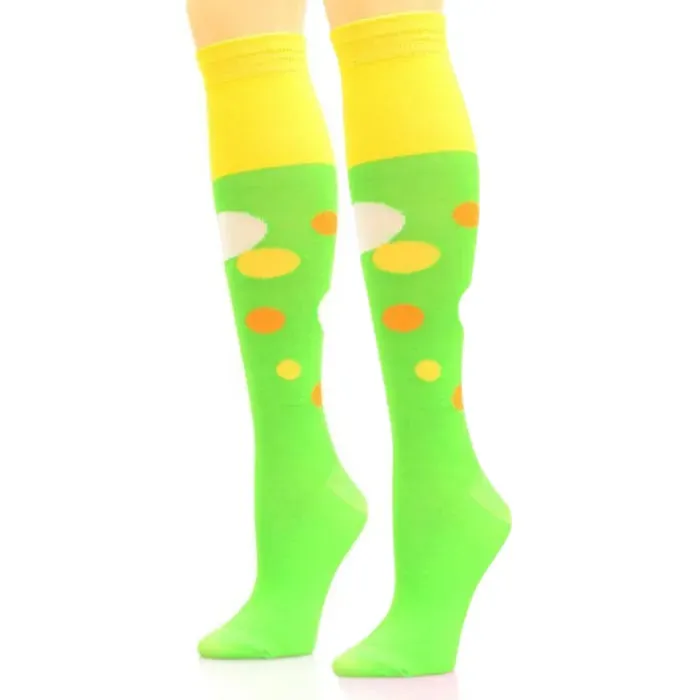 Socks Knee High Retro Bubble for Women