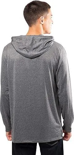 Ultra Game NBA Official Men’s Super Soft Lightweight Pullover Hoodie Sweatshirt - Unisex, Chicago Bulls, Heather Charcoal|Chicago Bulls