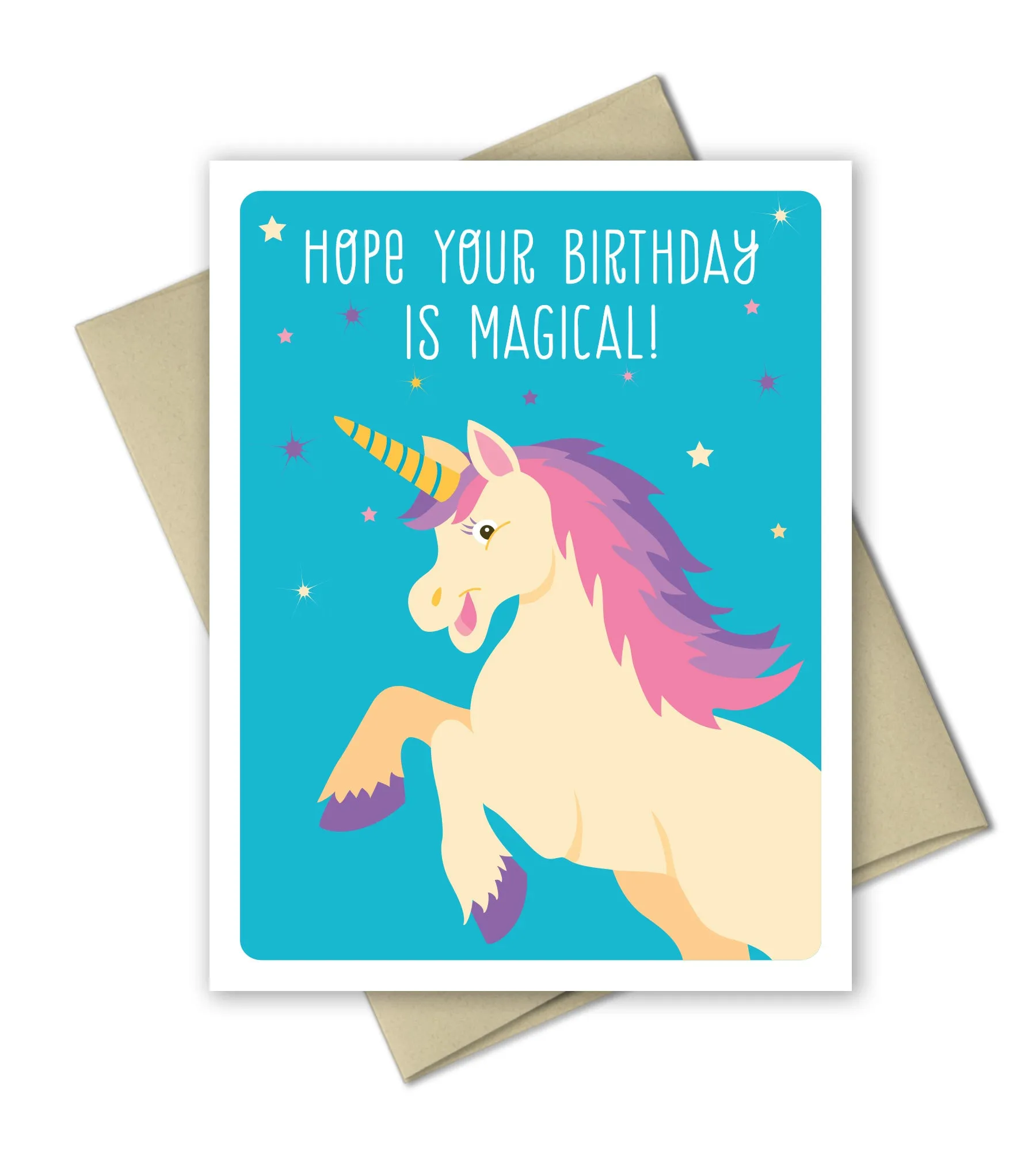 Unicorn Birthday Card - Magical Birthday