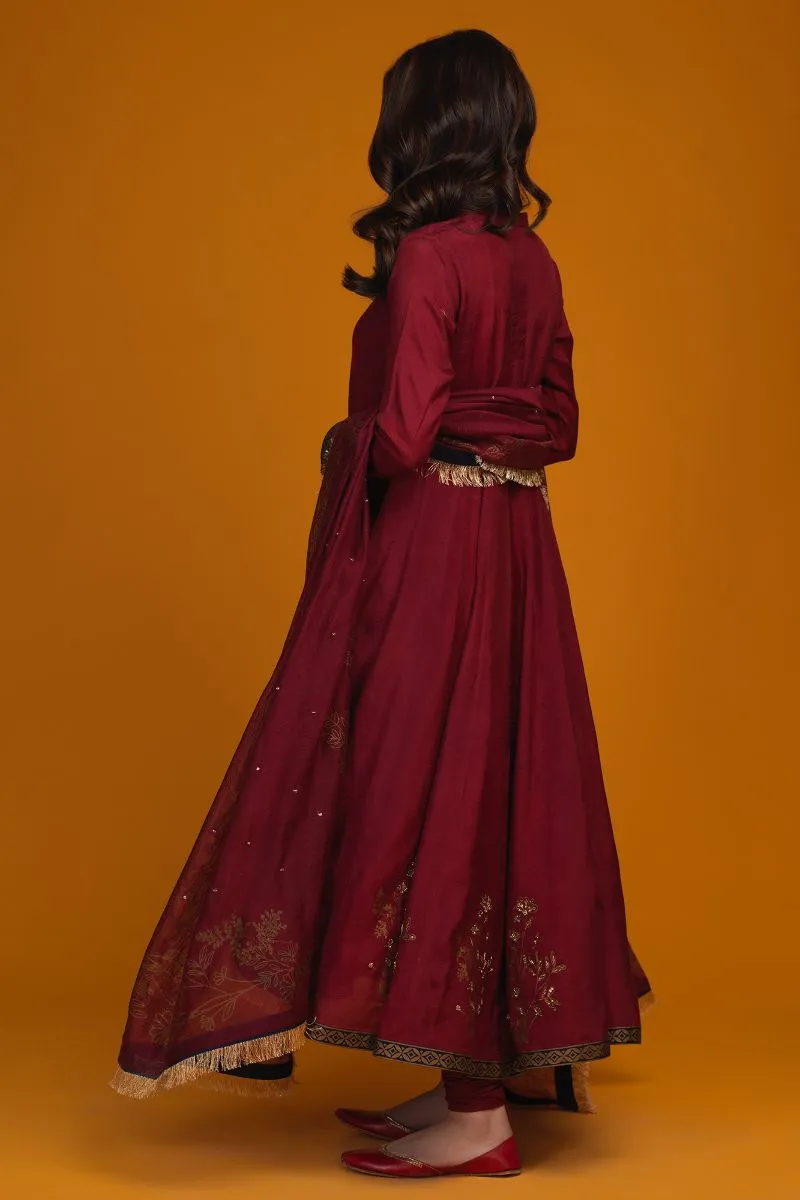 Zaaviay - Heer - Raw Silk - 3 Piece